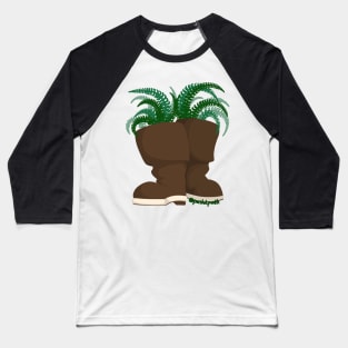 Sword Fern Rain Boots Baseball T-Shirt